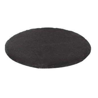 Olympia Slate Round Pizza Board 330mm - Click to Enlarge
