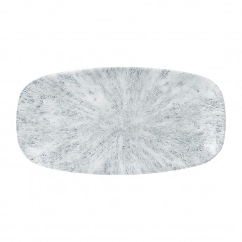 Churchill Stone Oblong Plates Pearl Grey 298x152mm (Pack of 12) - Click to Enlarge