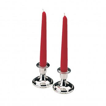 Silver Plated Candlestick Holders (Pack of 2) - Click to Enlarge
