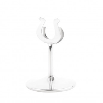 Stainless Steel Table Number Stand 100mm - Click to Enlarge
