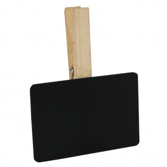 Olympia Mini Peg Mounted Chalk Boards (Pack of 6) - Click to Enlarge