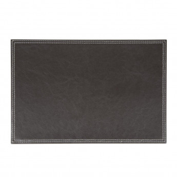Olympia Faux Leather Placemats (Pack of 4) - Click to Enlarge