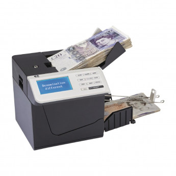 ZZap D50i Banknote Counter 250notes/min - 8 currencies - Click to Enlarge
