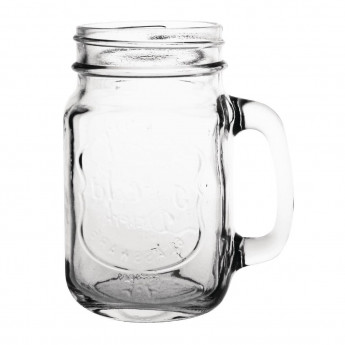 Olympia Handled Mason Jar 450ml (Pack of 12) - Click to Enlarge