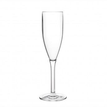 Olympia Kristallon Polycarbonate Champagne Flutes 210ml (Pack of 12) - Click to Enlarge