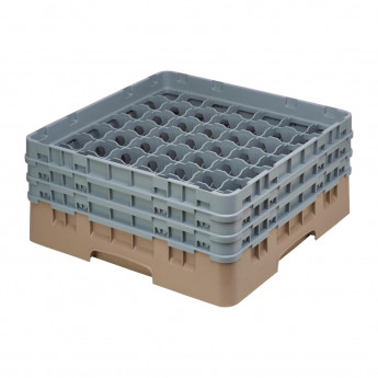 Cambro Camrack Beige 49 Compartments Max Glass Height 174mm - Click to Enlarge