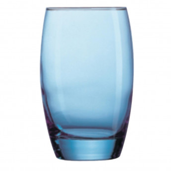 Arcoroc Salto Ice Blue Hi Balls Glasses 350ml (Pack of 24) - Click to Enlarge