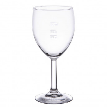 Arcoroc Savoie Grand Vin Wine Glasses 350ml CE Marked at 125ml 175ml and 250ml - Click to Enlarge