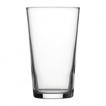 Utopia Nucleated Toughened Conical Beer Glasses 280ml CE Marked (Pack of 48) - Click to Enlarge