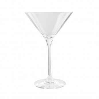 Olympia Campana One Piece Crystal Martini Glass 260ml (Pack of 6) - Click to Enlarge