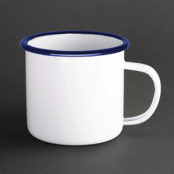 Olympia Enamel Mugs 350ml (Pack of 6) - Click to Enlarge