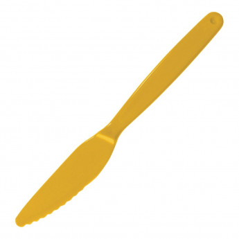 Olympia Kristallon Polycarbonate Knife Yellow (Pack of 12) - Click to Enlarge