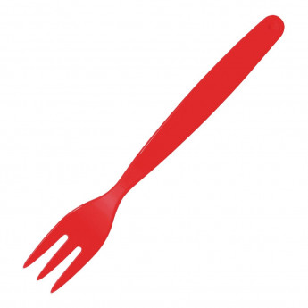 Olympia Kristallon Polycarbonate Fork Red (Pack of 12) - Click to Enlarge