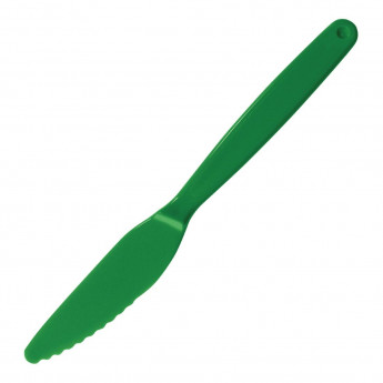 Olympia Kristallon Polycarbonate Knife Green (Pack of 12) - Click to Enlarge