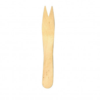 Fiesta Compostable Wooden Chip Forks (Pack of 1000) - Click to Enlarge