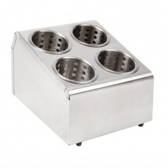 Olympia Cutlery Basket Holder 4 Hole - Click to Enlarge