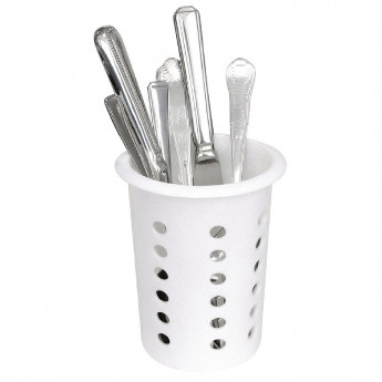 Plastic Cutlery Basket Round - Click to Enlarge