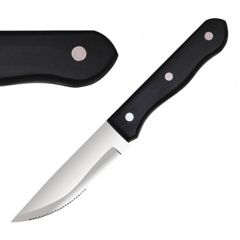 Olympia Jumbo Steak Knives ABS Handle - Click to Enlarge