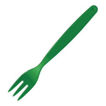 Olympia Kristallon Polycarbonate Fork Green (Pack of 12) - Click to Enlarge