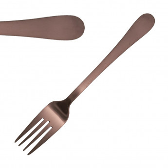 Olympia Cyprium Copper Dessert Fork (Pack of 12) - Click to Enlarge