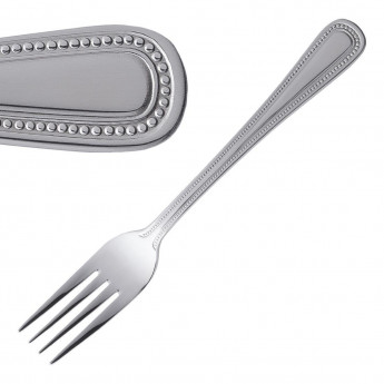 Olympia Bead Dessert Fork (Pack of 12) - Click to Enlarge