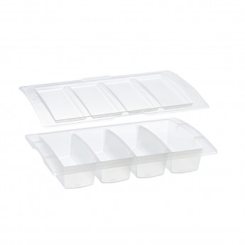 Araven 4 Compartment Food Box with Lid GN1/1 - Click to Enlarge