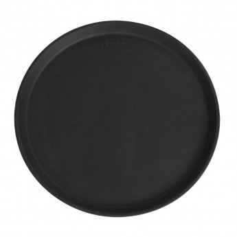 Cambro Camtread Fibreglass Round Non-Slip Tray Black 355mm - Click to Enlarge