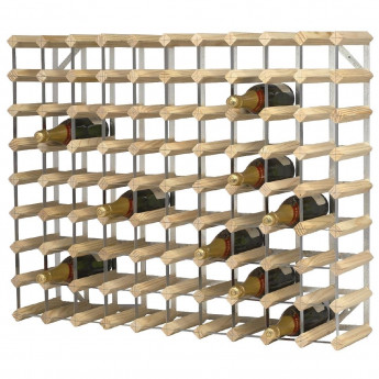 Wine Rack Wooden 90 Bottle - Click to Enlarge