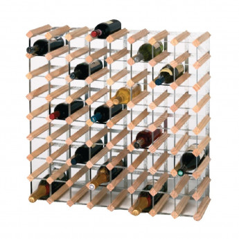 Wine Rack Wooden 72 Bottle - Click to Enlarge