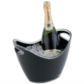 APS Black Acrylic Wine And Champagne Bucket - Click to Enlarge