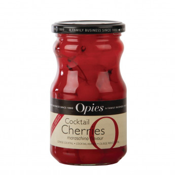 Opies Cocktail Cherries Maraschino Flavour 500g - Click to Enlarge