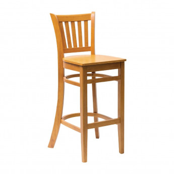Manhattan Soft Oak Bar Chair - Click to Enlarge