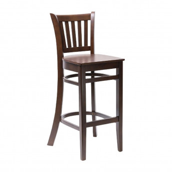 Manhattan Dark Walnut Bar Chair - Click to Enlarge