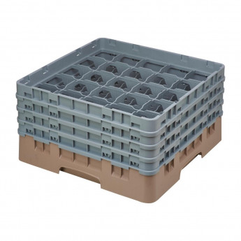 Cambro Camrack Beige 25 Compartments Max Glass Height 215mm - Click to Enlarge