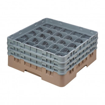 Cambro Camrack Beige 25 Compartments Max Glass Height 174mm - Click to Enlarge