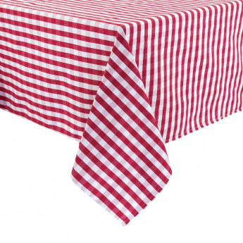 Comfort Gingham Tablecloths Red and White - Click to Enlarge