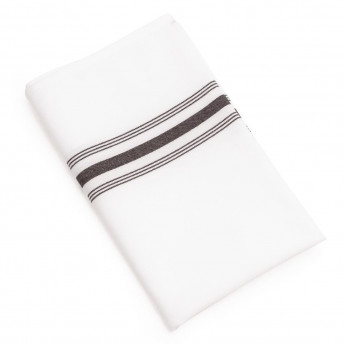 Bistro Table Napkins Black Stripe (Pack of 10) - Click to Enlarge
