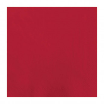 Fasana Dinner Napkin Red 40x40cm 3ply 1/4 Fold (Pack of 1000) - Click to Enlarge