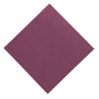Duni Dinner Napkin Plum 40x40cm 3ply 1/8 Fold (Pack of 1000) - Click to Enlarge