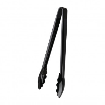 Vogue Black Tongs 12" - Click to Enlarge