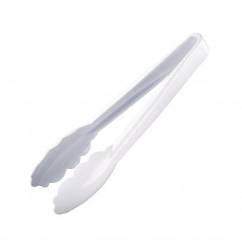 Vogue White Tongs 9" - Click to Enlarge