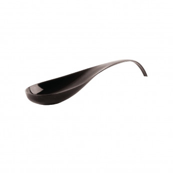 Araven Curved Tasting Spoon Black (Pack of 100) - Click to Enlarge