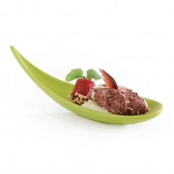 APS Boat Canape Spoon 145mm Green - Click to Enlarge