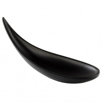APS Boat Canape Spoon 145mm Black - Click to Enlarge