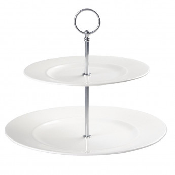 Churchill Alchemy 2 Tier Plate Tower (Pack of 2) - Click to Enlarge