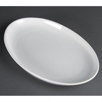 Olympia French Deep Oval Plates 365mm (Pack of 2) - Click to Enlarge