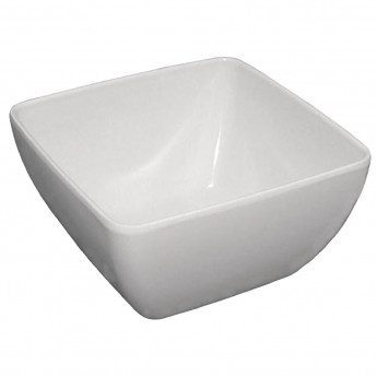 Olympia Kristallon Curved White Melamine Bowl 11in - Click to Enlarge