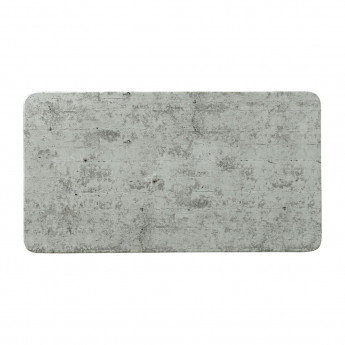 Steelite Concrete Rectangular Melamine Platters GN 1/3 (Pack of 3) - Click to Enlarge