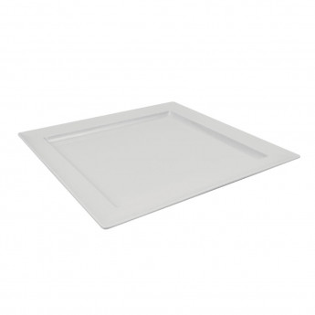 Dalebrook Melamine Square Dover Tray White 375mm - Click to Enlarge