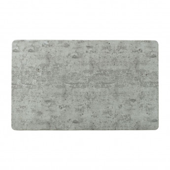 Steelite Concrete Rectangular Melamine Platter GN 1/1 - Click to Enlarge